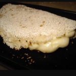 Tapioca de coco com queijo