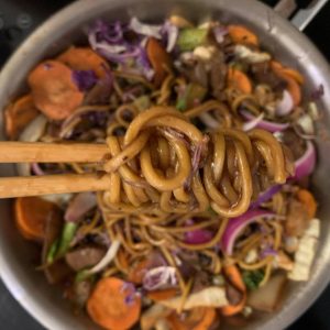 Yakisoba de legumes