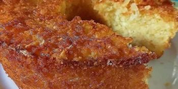 Bolo de macaxeira ralada