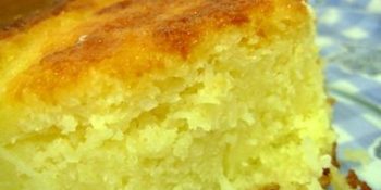 Bolo de mandioca sem farinha