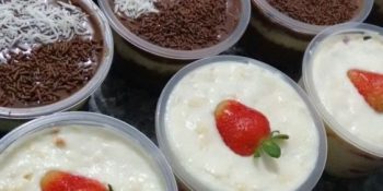 Bolo de pote de brigadeiro