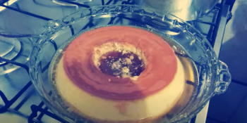 Pudim com leite simples