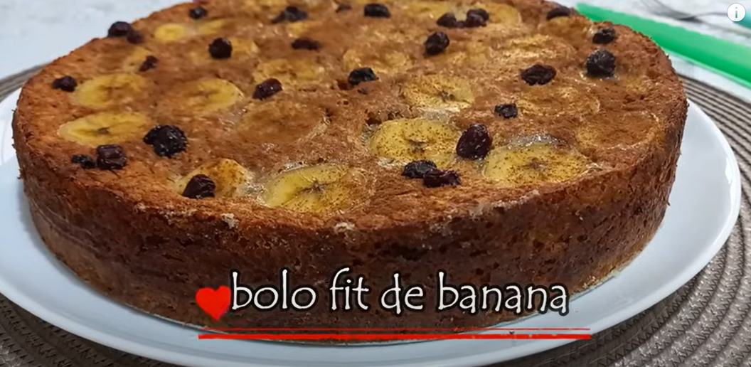 bolo banana sem farinha e açúcar tudo gostoso ana maria braga fofinho