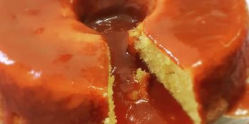 Cobertura para bolo de milho simples