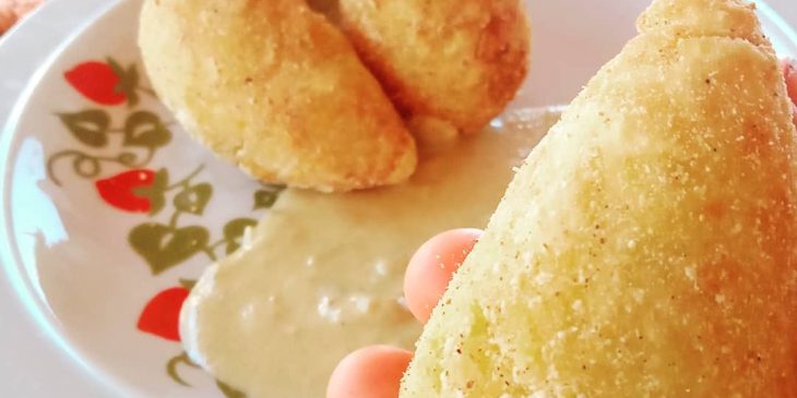 massa coxinha de mandioca tudo gostoso