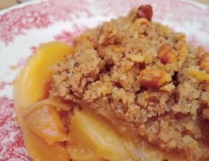 Crumble de Pêssego