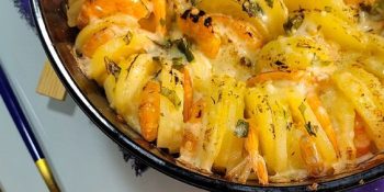 Linguine com batatas