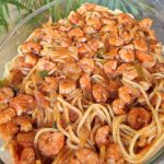 Macarrão com camarão