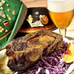 Marreco da Fenarreco alemão assado tudo gostoso