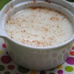 Mingau de farinha de mandioca indígena