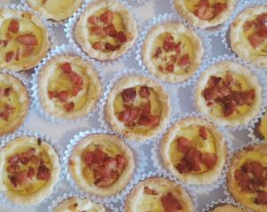 Mini quiche de bacon