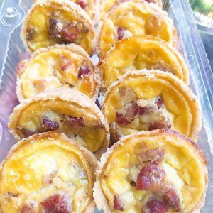 Mini quiche de bacon