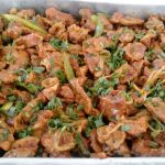 Moela de frango acebolada