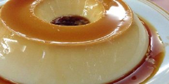 Pudim de maria mole com calda