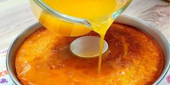 Bolo de laranja barato e sem leite