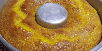 bolo de laranja sem ovo