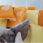 escolher polpa no mercado