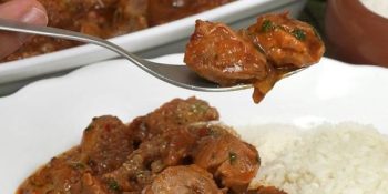 moela de frango na pressão