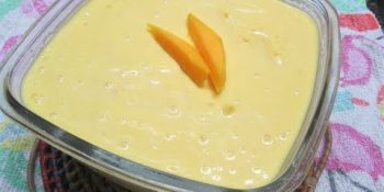 mousse de manga da fruta