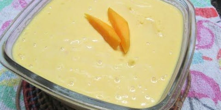 mousse de manga da fruta simples tudo gostoso ana maria braga