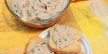 patê de atum com creme de ricota