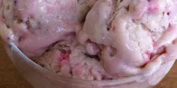 sorvete caseiro de fruta