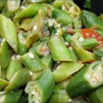 tirar baba do quiabo