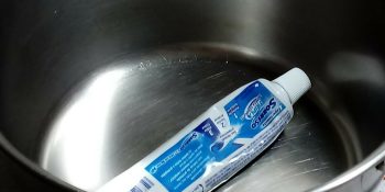 truques com pasta de dente