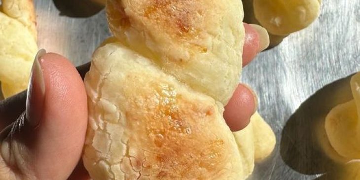 Biscoito de polvilho da Ana Maria Braga com queijo