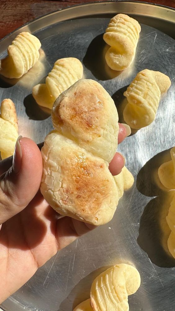 Biscoito de polvilho da Ana Maria Braga com queijo