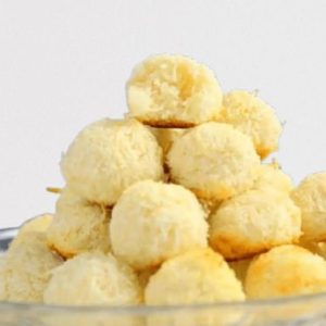Biscoito quebrador de coco simples fácil