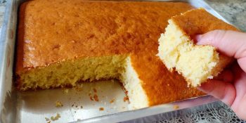 Receita de Festa Julina: Bolo branco sem açúcar