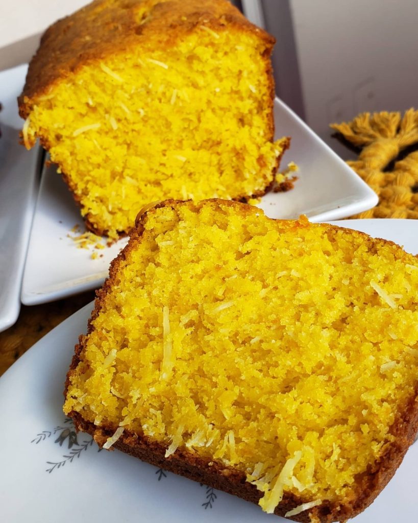 Bolo de abóbora com coco