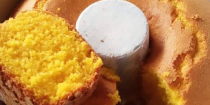 Bolo de cenoura com 3 ingredientes sem farinha