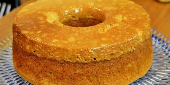 Bolo de churros invertido