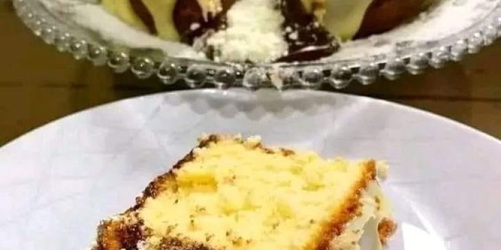 Bolo de limão com nutella simples fofinho saboroso tudo gostoso