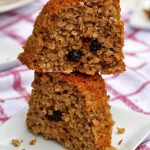 Bolo de maçã que ajuda ir no banheiro fácil