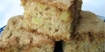 Bolo de maçã de liquidificador