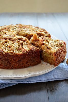 Bolo de maçã que ajuda a ir no banheiro tudo gostoso