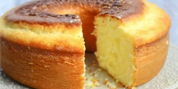 Bolo de queijadinha simples