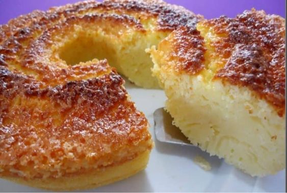 Bolo de queijadinha simples prático simples fácil