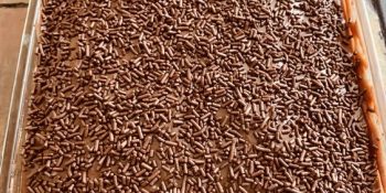Bolo gelado de brigadeiro