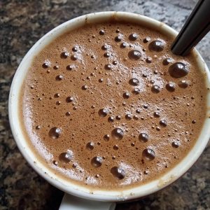 Capuccino caseiro descafeinado