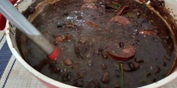Feijão com carne seca