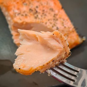 Filé de salmão no forno