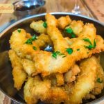 Isca de frango empanado crocante simples tudo gostoso