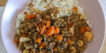 Lentilhas com salsichas