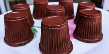 Picolé de chocolate no copinho