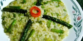 Risoto de aspargos