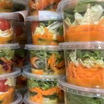 Salada no pote para almoço